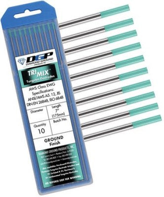 Diamond Ground Tri-Mix Tungsten Electrode TRI-5/32-C