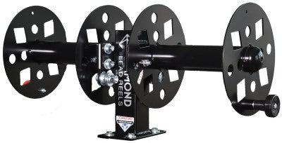 Diamond Welding Lead Reel - 12 Inch Fixed Base Side x Side FBSS12BLK