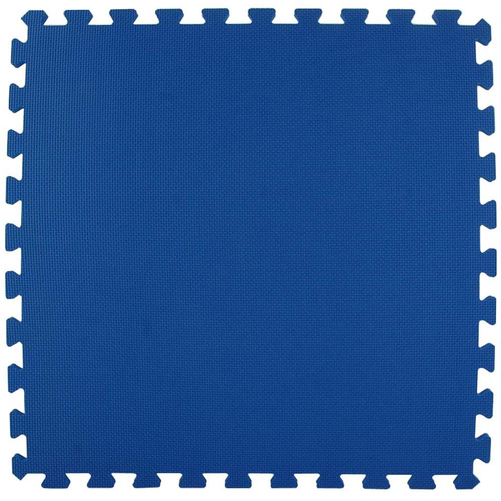 Greatmats Economy Foam Blue 2 ft. x 2 ft. x 1/2 in. Interlocking Puzzle Floor Tiles (Case of 20)