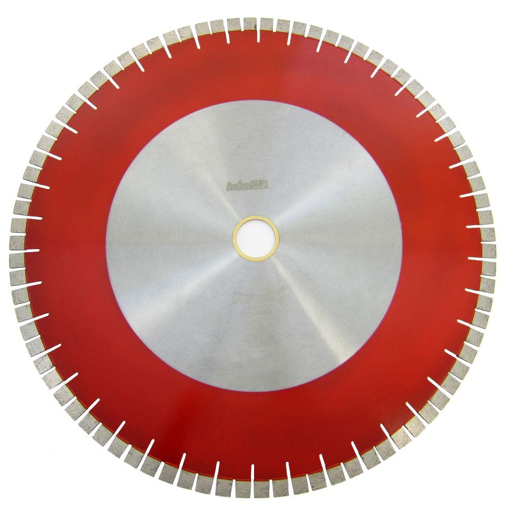 Archer USA 24 in. Bridge Saw Blade with V-Shaped Segment for Granite Cutting