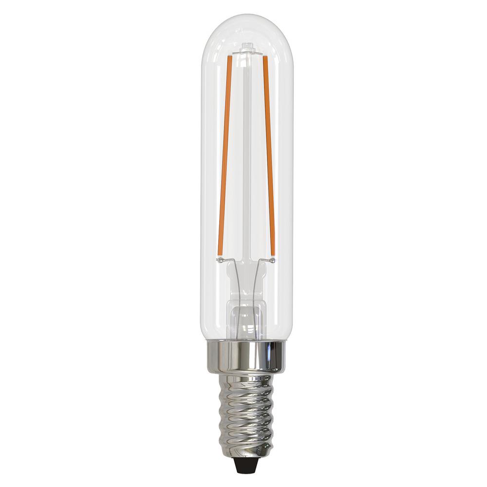 Bulbrite 25-Watt Equivalent T6 Clear Dimmable Edison LED Light Bulb Warm White (4-Pack)