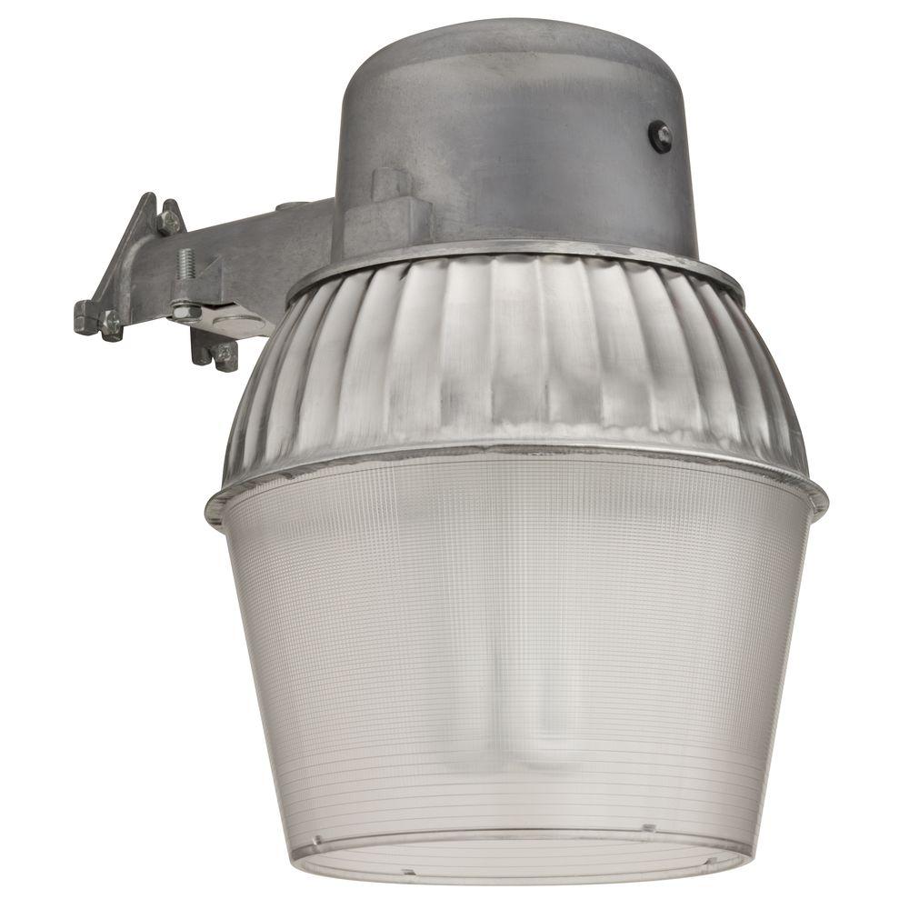 65-Watt CFL Wall-Mount Outdoor Gray Fluorescent Area Light