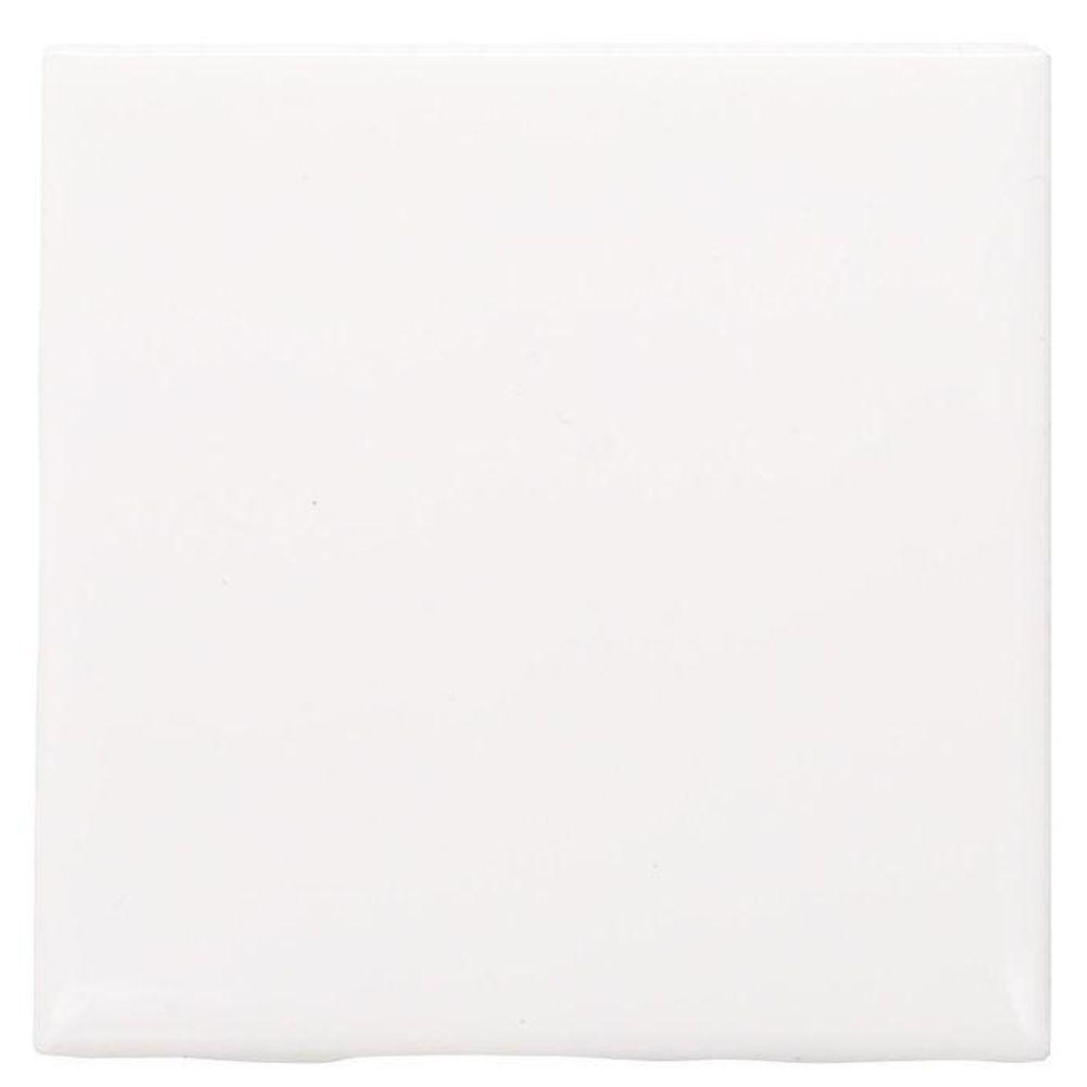 Daltile Semi-Gloss White 4-1/4 in. x 4-1/4 in. Ceramic Wall Tile (12.5 sq. ft. / case)