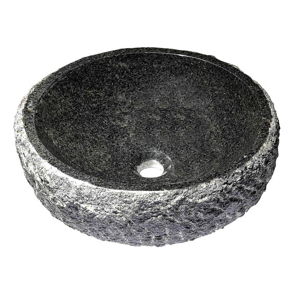 ANZZI Grahame Vessel Sink in Mandy Black