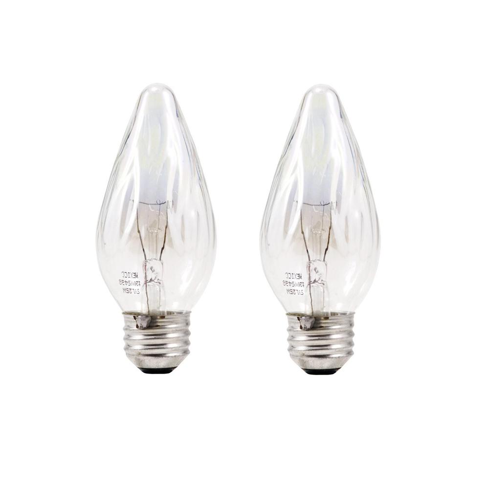 Sylvania 40-Watt F Incandescent Light Bulb (2-Pack)