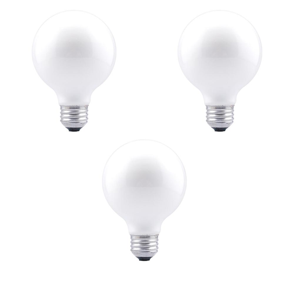 Sylvania 40-Watt Double Life G25 Incandescent Light Bulb (3-Pack)