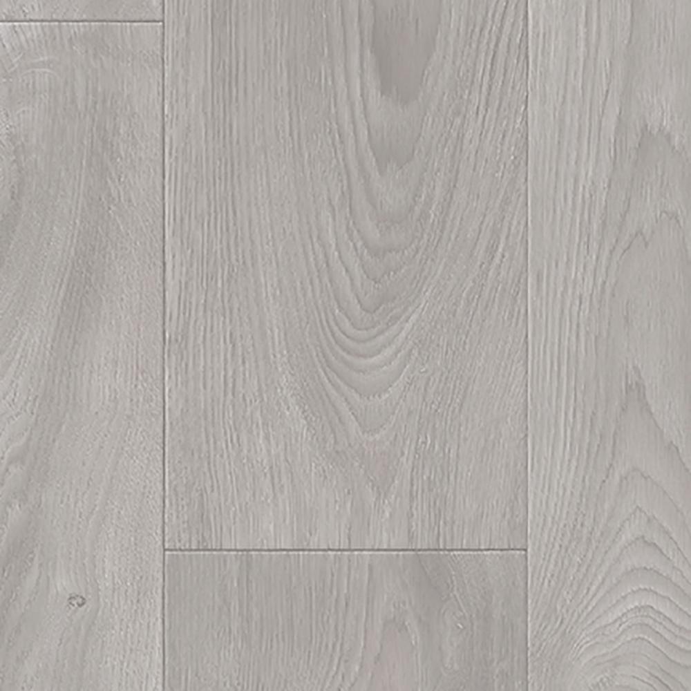 IVC Medium Grey Oak Residential Vinyl Sheet, Sold by 13.2 ft. Wide x Custom Length