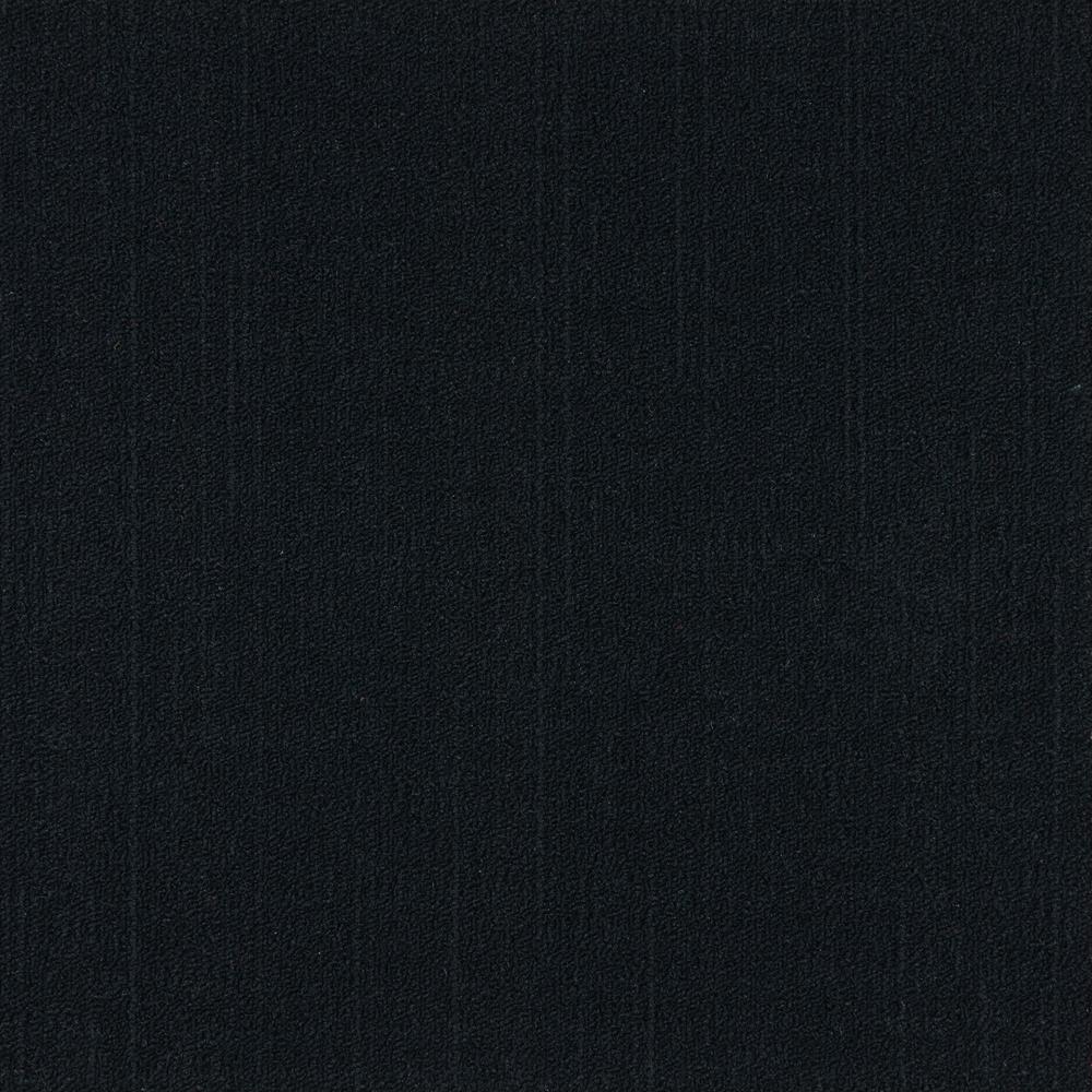 19.68 in. x 19.68 in. Reed Black Level Loop Carpet Tile (8 in. Tiles/Case)