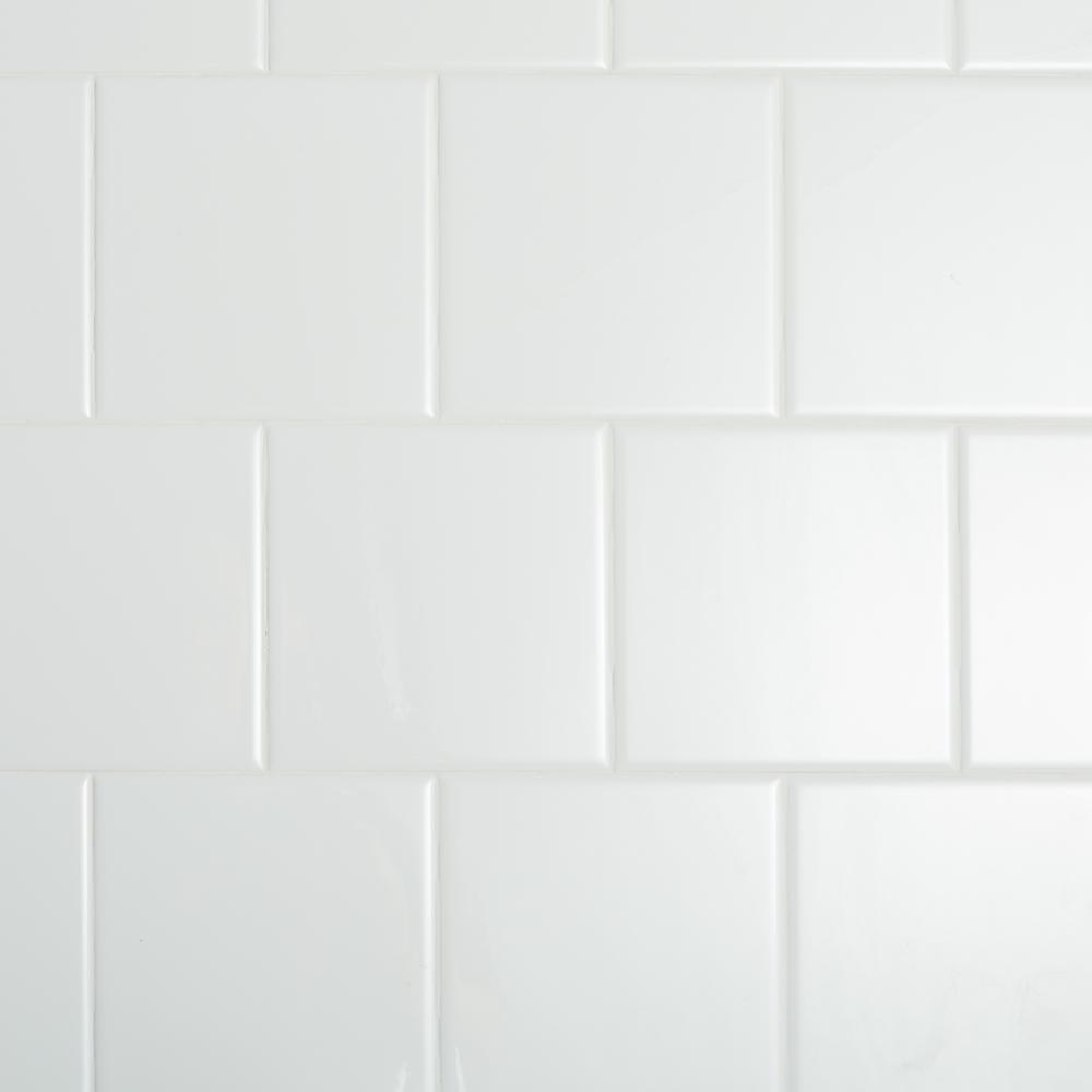 Daltile Restore Bright White 6 in. x 6 in. Ceramic Wall Tile (12.50 sq. ft./case)