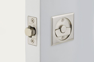 EMTEK 2136 Square Dummy POCKET DOOR TUBULAR LOCKS