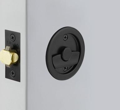 EMTEK 2145 Round Privacy POCKET DOOR TUBULAR LOCKS