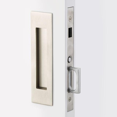 EMTEK 2156 Dummy Narrow Modern Rectangular Pocket Door Mortise Lock