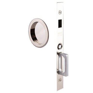 EMTEK 2176 Dummy Round Pocket Door Mortise Lock