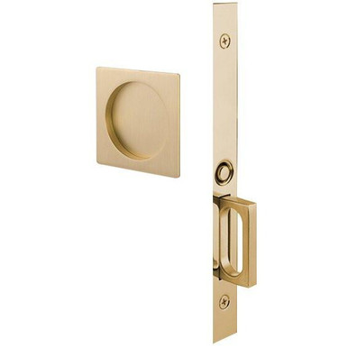 EMTEK 2184 Passage Square Pocket Door Mortise Lock