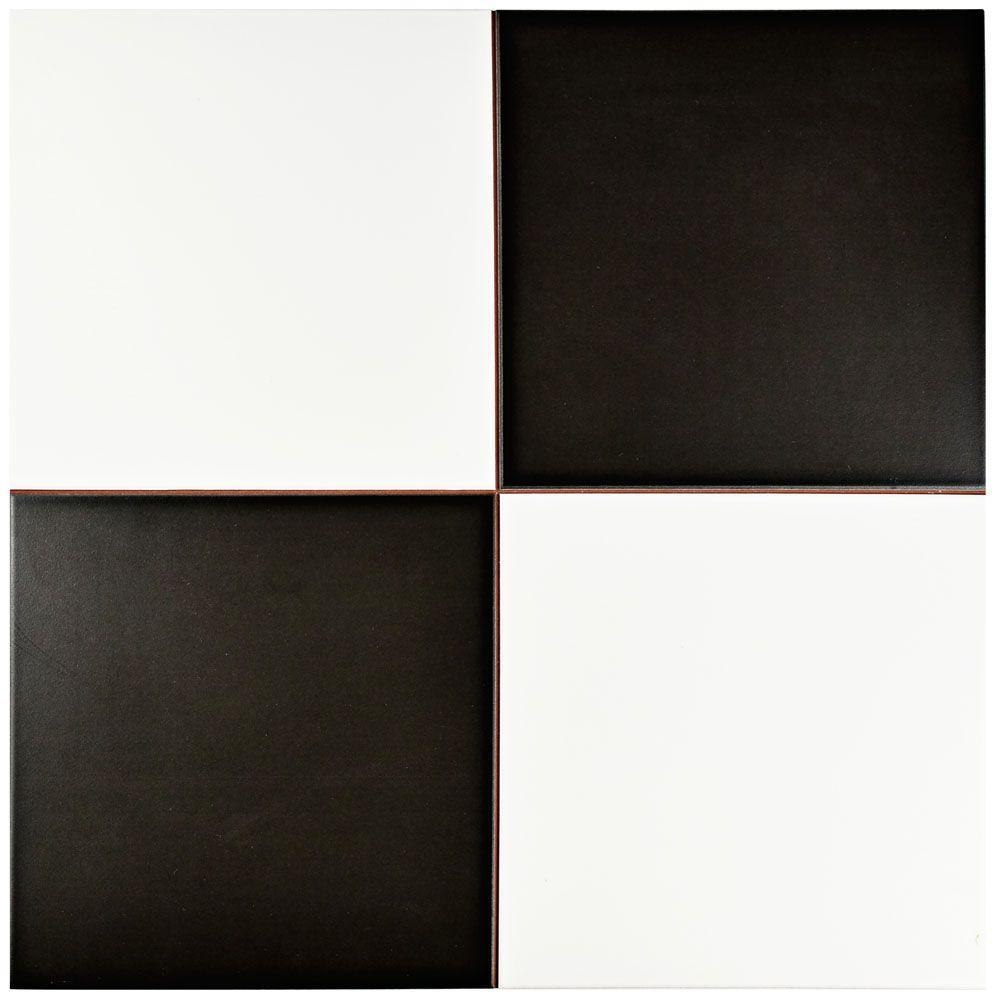Merola Tile Checker 17-5/8 in. x 17-5/8 in. Ceramic Floor and Wall Tile (11.02 sq. ft. / case)