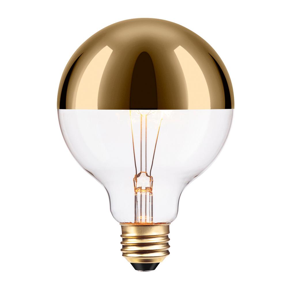 Globe Electric 40W Gold Designer Vintage Edison Oro Incandescent Light Bulb