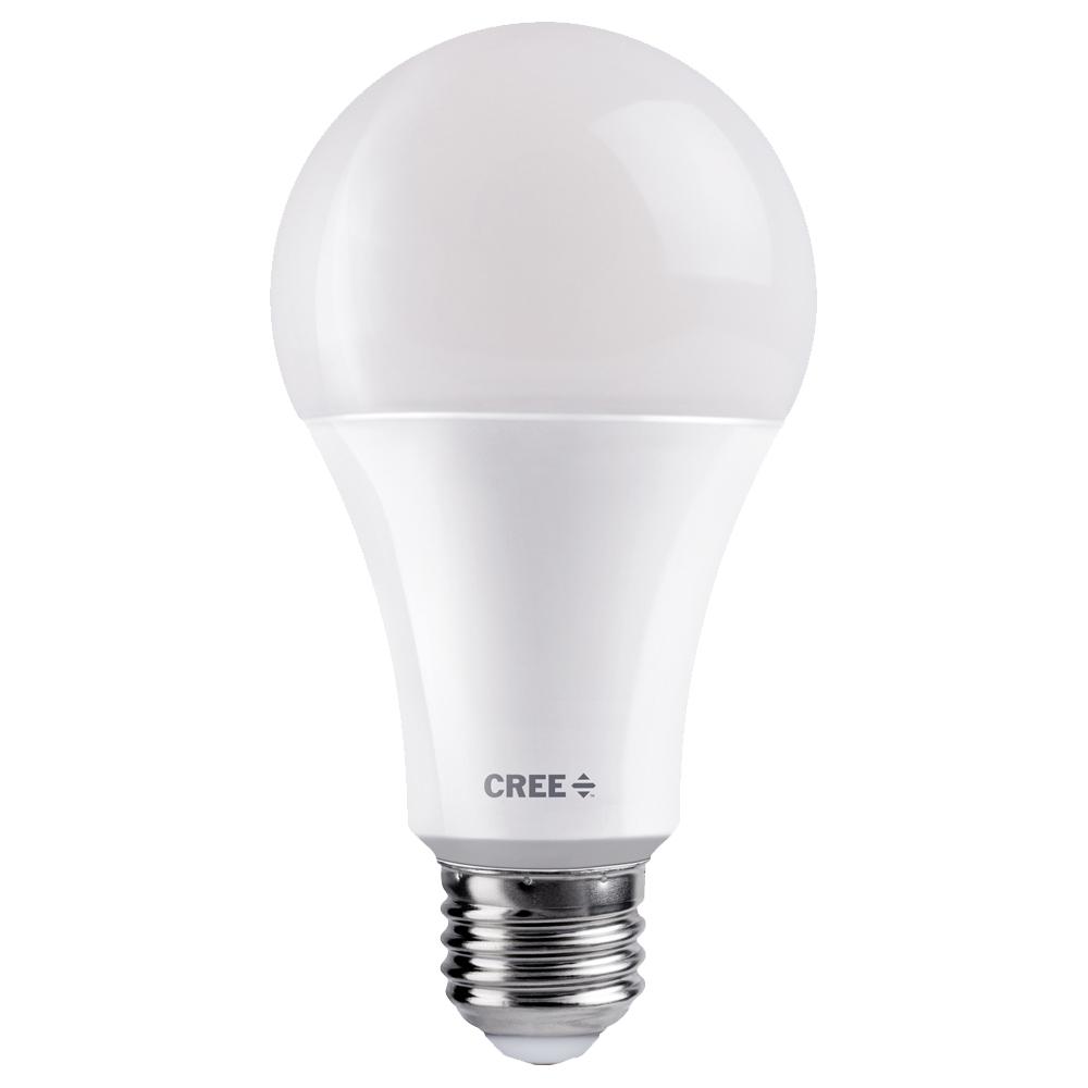 Cree 100W Equivalent Bright White (3000K) A21 Dimmable Exceptional Light Quality LED Light Bulb