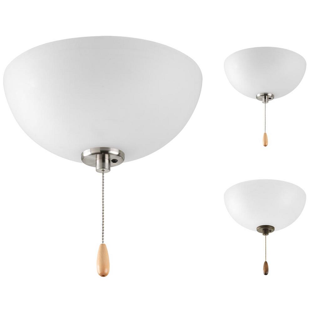 Bravo Collection 2-Light Unfinished Ceiling Fan Light Kit