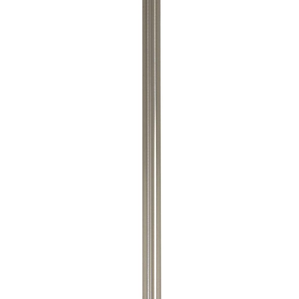 Pancake 18 in. Brushed Nickel Extension Downrod
