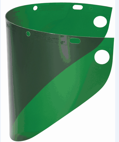 Fibre-Metal Dark Green Faceshield Window 4178DGN