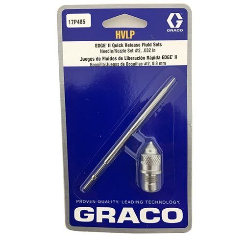 Graco HVLP Quick Release Fluid Needle-Nozzle Set Edge II