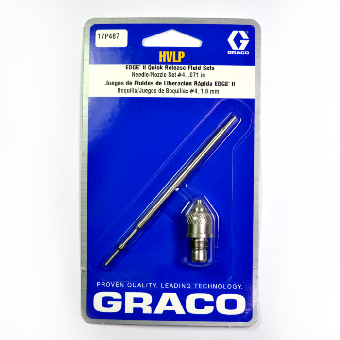 Graco HVLP Quick Release Fluid Needle-Nozzle Set EDGE Gun