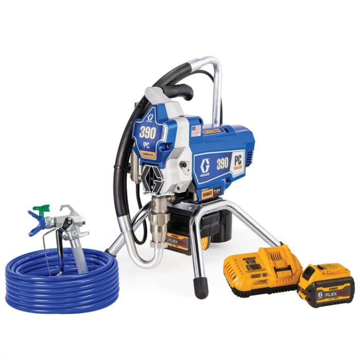 Graco 390 PC Cordless Airless Paint Sprayer, Stand - 25T804