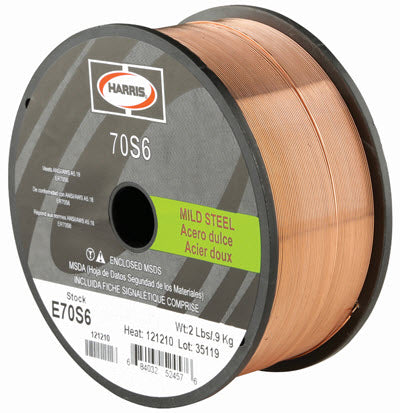 Harris ER70S-6 .023 MIG Welding Wire - 2# Spool E70S612