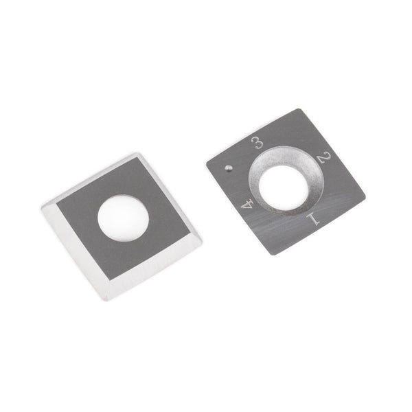 15 x 15 x 2.5 mm - 4-edge - 8 Radius - Titan Shear Spiral Head - Carbide Insert Knife