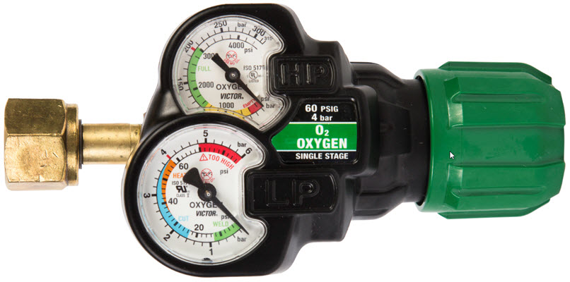 Victor Oxygen Regulator - Edge 2.0 ESS32 Medium Duty 0781-3627