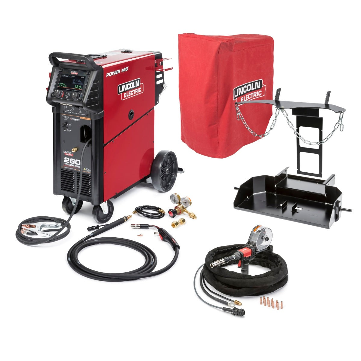 Lincoln Power Mig 260 Welder One-Pak (208-575V) (K3520-2)