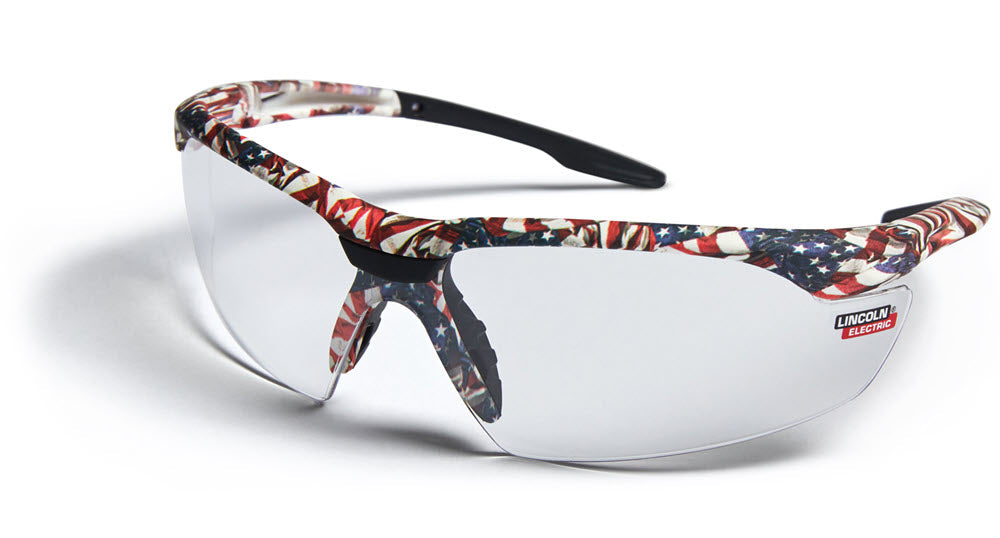 Lincoln Axilux USA Camo Safety Glasses K4676-1