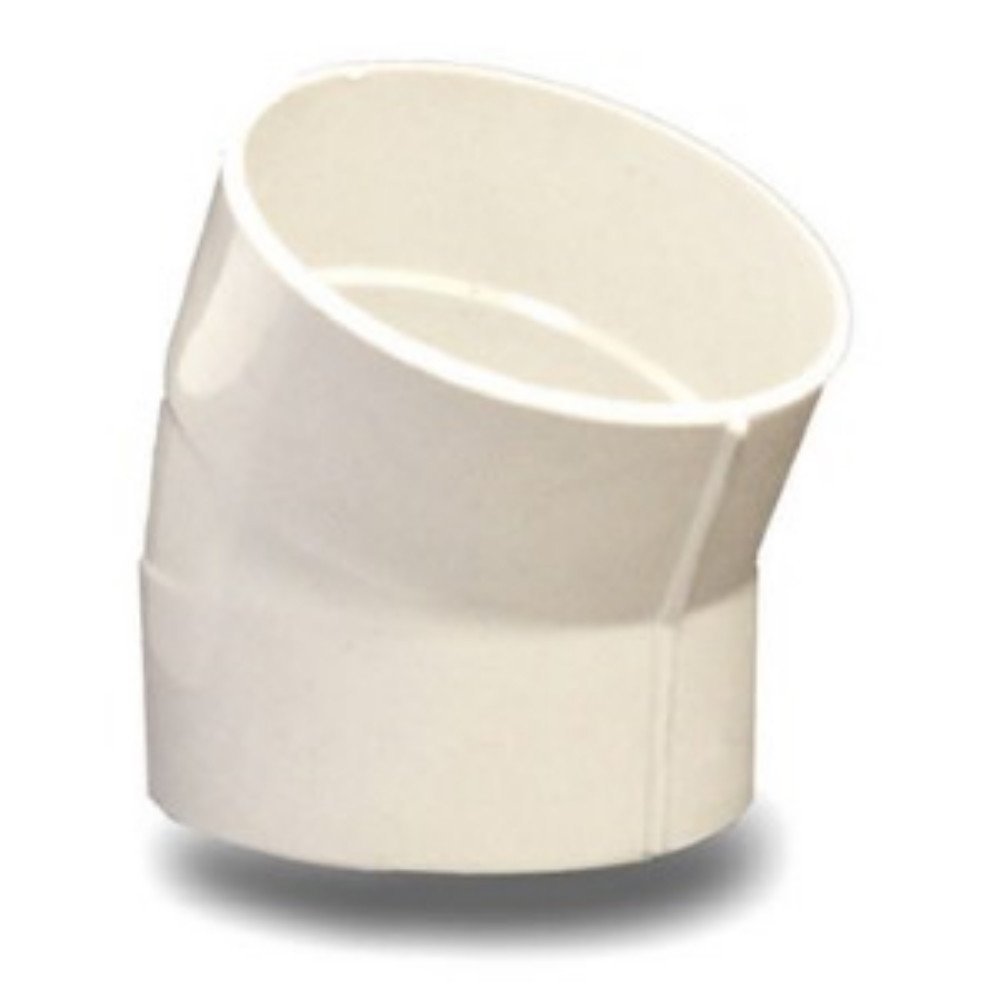 NDS - 4P04 - 4" 22 1/2 Degree Solvent Weld PVC Elbow