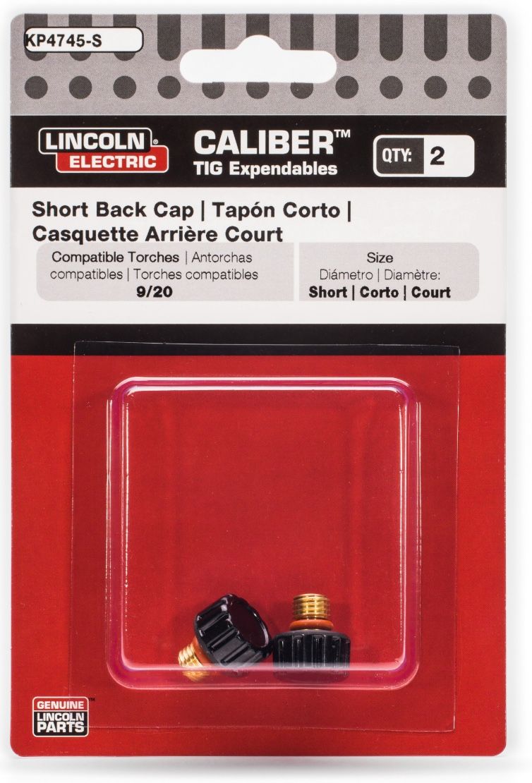 Lincoln Caliber Short TIG Back Cap KP4745-S