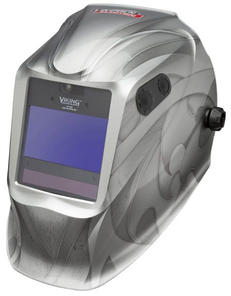 Lincoln Viking 2450 ADV Welding Helmet - Heavy Metal K3029-5