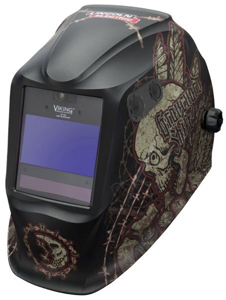 Lincoln Viking 2450 ADV Welding Helmet - Graveyard Shift K3099-5