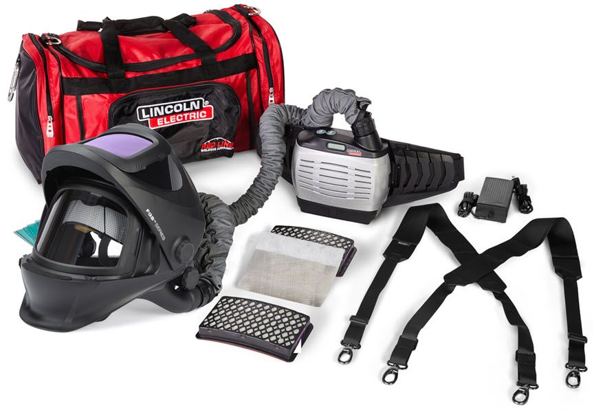 Lincoln Viking 3250D FGS Hard Hat PAPR w/Extended Battery K4550-6