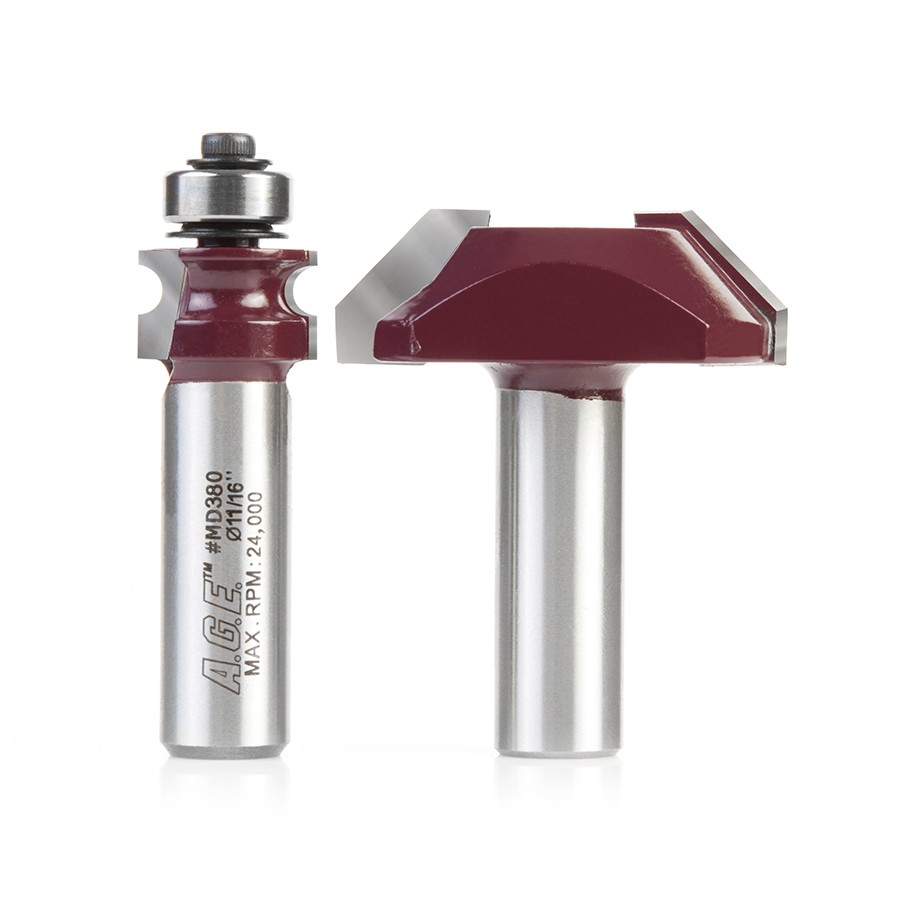 AGE MD530 2-Piece Beaded Face Frame 1/2″ Shank Set