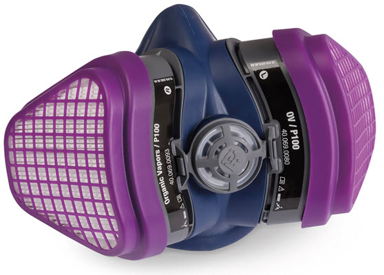 Miller LPR-100 OV (Organic Vapor) Half Mask Respirator (M/L) ML00997