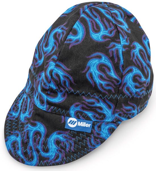 Miller Welding Cap Blue Flame 2 Size 7 1/8 - 286971