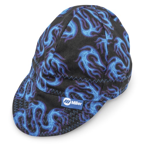 Miller Welding Cap Blue Flame 2 Size 7 1/2 - 286974