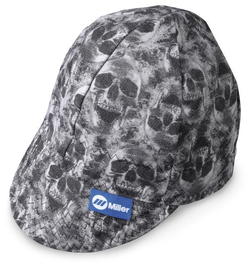 Miller Welding Cap - Ghost Skulls 2 Size 7 3/4 - 286981