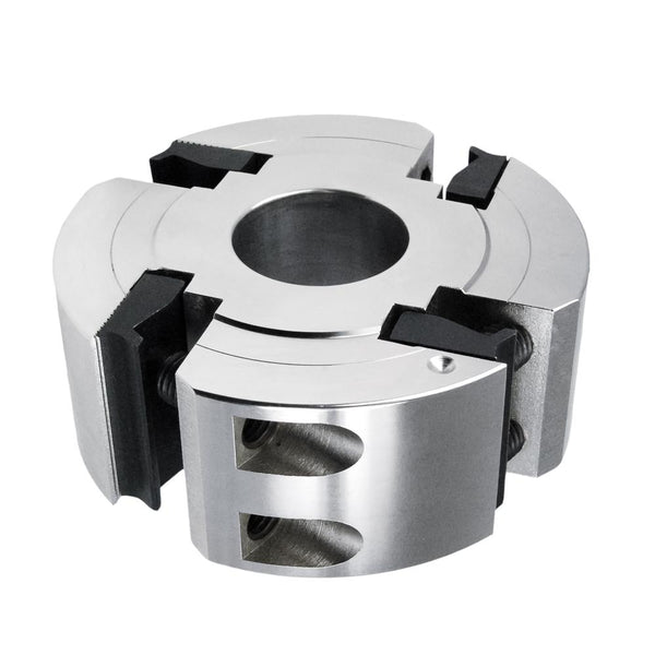 122OD x 80mm Length - Straight Bore - Single Hook Moulder Cutterhead - 4 Knife