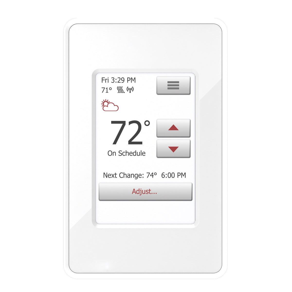 WarmlyYours - UWG4-4999 - nSpire Touch WiFi: WiFi and Touch Thermostat. Programmable, Class A GFCI, w/Floor Sensor