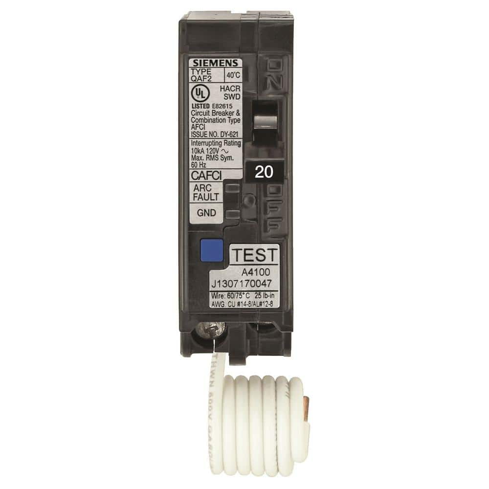 Siemens 20 Amp 1 in. Single-Pole Combination AFCI Circuit Breaker