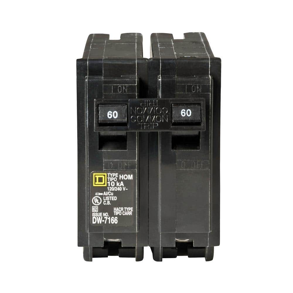 Square D Homeline 60 Amp 2-Pole Circuit Breaker(HOM260CP)