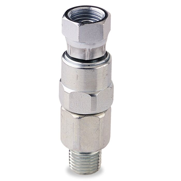 Graco 1/4" x 1/4", 3000 PSI Magnum Straight Hose Swivel (M x F) - 244515
