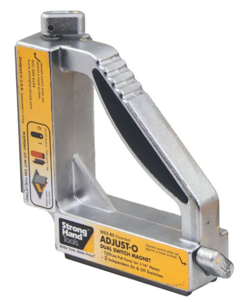 Strong Hand Welding Magnet - Dual Switch On/Off MS2-80
