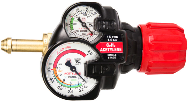 Victor Acetylene Regulator - Edge 2.0 ESS42 Heavy Duty 0781-3603
