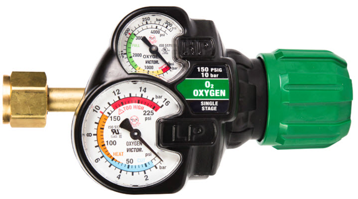 Victor Oxygen Regulator - Edge 2.0 ESS42 Heavy Duty 0781-3601